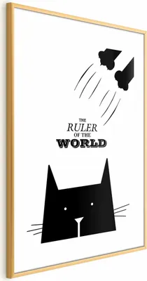 Produktbild von Posterpapier Poster - The Ruler of the World 60x90 cm Text n-A-0782-ao-a