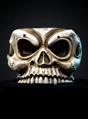 Produktbild von Skelettschädel - Halloween Maske Herren Damen