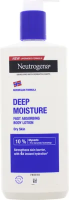 Produktbild von Neutrogena Körperlotion 400 ml, Norwegische Formel, für trockene Haut, Tiefenfeuchtigkeit, Pumpflasche