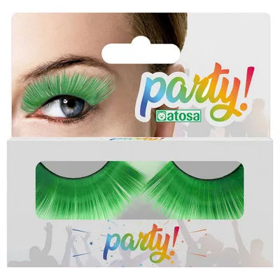 Produktbild von Falsche Wimpern grün