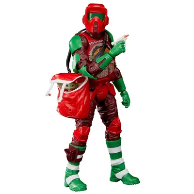 Produktbild von Hasbro F5307 STAR WARS The Black Series Scout Trooper Holiday Edition