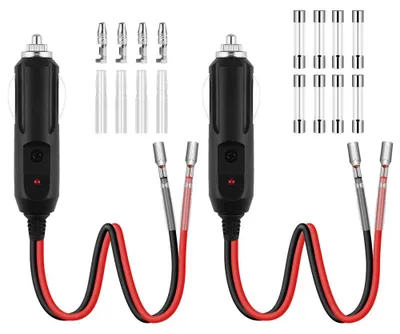Image de Allume-cigare, 2 pièces, 12 V, 24 V, avec indicateur LED