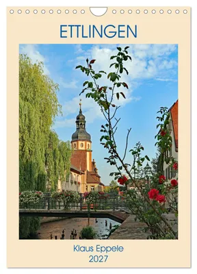 Produktbild von ETTLINGEN (Wandkalender 2027 DIN A4 hoch), CALVENDO Monatskalender