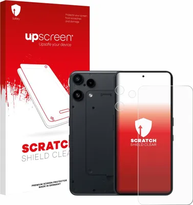 Produktbild von upscreen Schutzfolie für Nothing Phone (3a) Lite (Display+Kamera) Displayschutz Displayschutzfolie Folie Klar Transparent