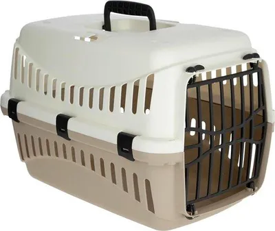 Produktbild von Famanu Transportbox 45 x 30 x 30 cm aus Kunststoff - Taupe-Crème