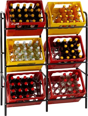 Obrázok produktu pre Stojan na prepravky na fľaše pre 6 prepraviek