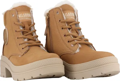 Produktbild von Palladium Pallarise NBK L  Veterschoenen Hak - Cognac - Maat 37
