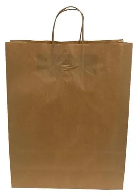 Produktbild von Papiertragetaschen Braun 32x12x41cm (50 Stück)