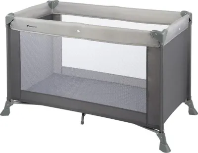 Produktbild von Bebeconfort Reisebett Soft Dreams, Zusammenklappbares Reisebett inkl. Transporttasche, Höhenverstellbar, Matratze, 0-3,5 Jahren, Grey Mist
