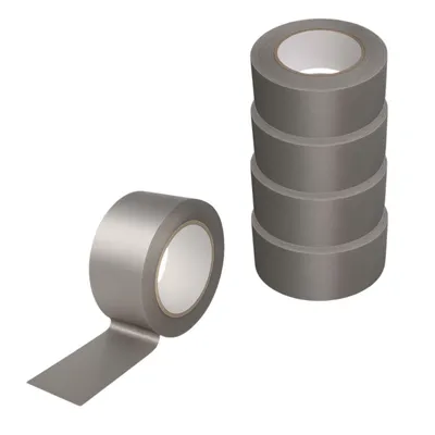 Produktbild von 5x Gewebeband 50 m x 48 mm silber Panzertape Reparaturband Steinband universell einsetzbar für Abkleben und Reparaturen