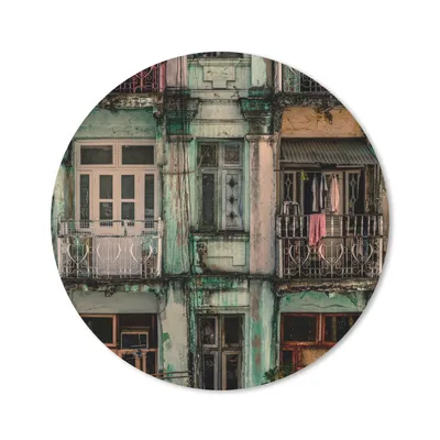Produktbild von MuchoWow® Mauspad Mousepad Vintage - Türen - Wohnungen - Architektur 30x30 cm - Mousepads - Maus Mat - Pad - Mausunterlage - Tischunterlage - Schreibtischmatten
