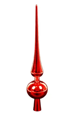 Produktbild von HAAC Baumspitze für Weihnachtsbaum Höhe 30 cm Farbe rot Weihnacht Weihnachten