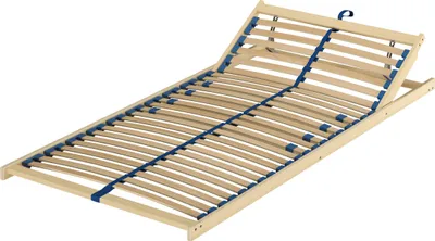 Produktbild von 70.32-09-190 FV Federholzrahmen Lattenrost 90x190 cm Kopfteil verstellbar