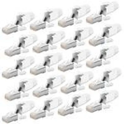 Produktbild von Netzwerkstecker vergoldet Crimpstecker CAT7 CAT6A CAT6 RJ45 20x Netzwerk Stecker