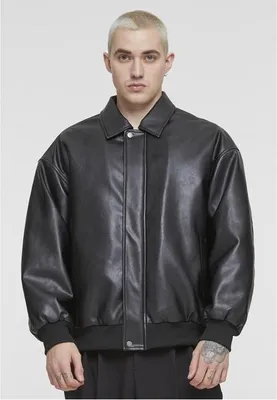 Produktbild von Urban Classics Kunstlederjacke, Schwarz - Größe M