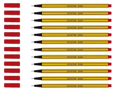 Immagine prodotto di FINELINER LEVIATAN D400 rosso 12 pezzi