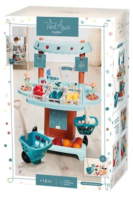 Image de Ecoiffier Stragan Shop Supermarché avec fruits et Wa