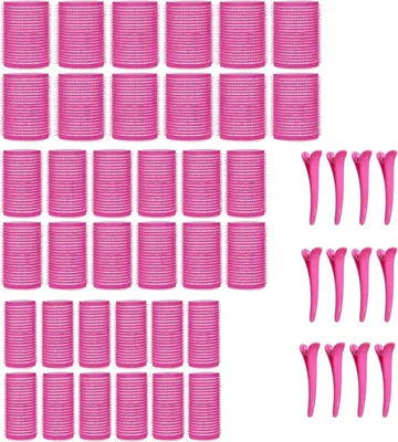 Produktbild von 48 Haarwickler 3 Größen Selbsthaltend Hitzefrei