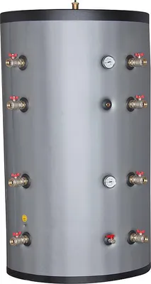 Produktbild von TML Pufferspeicher PF 500 Isolierung Silber 500 Liter Standspeicher Speicher Heizung