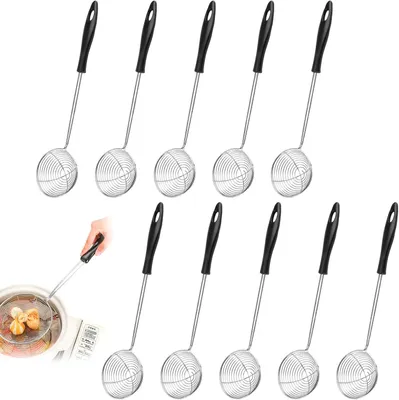 Obrázok produktu pre Peniteľná lyžica 6,5 cm, 10 kusov, nehrdzavejúca oceľ, pre fondue