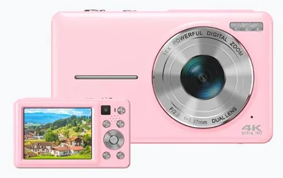 Produktbild von Siltcon® Digitalkamera 4K Ultra HD 64MP – Dual Lens Vlog Kamera, 16x Zoom, Webcam, inkl. 64GB SD-Karte