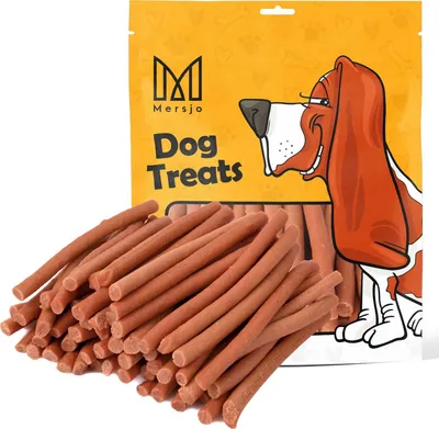 Produktbild von Hundeleckerlis - Ente kabanos, gesunde Nahrungsergänzung, Leckerli, natürliche weiche Leckerlis ideal für kleine und große Tiere 500g