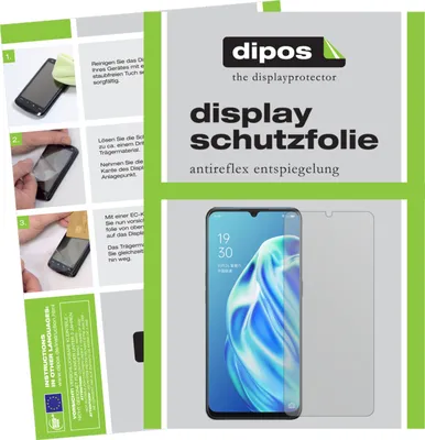 Produktbild von 2x Schutzfolie für Oppo A91 matt Displayschutzfolie Folie Display Schutz dipos