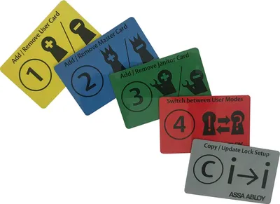 Image de Kit de cartes de programmation ASSA ABLOY pour serrure électronique d'armoire Sense