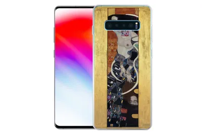 Produktbild von MuchoWow® Handyhülle Schutzhülle Hülle für Samsung Galaxy S10 Plus Judith II Salomè - Gustav Klimt Silikon Softcase Handy Hülle - Schutzhülle