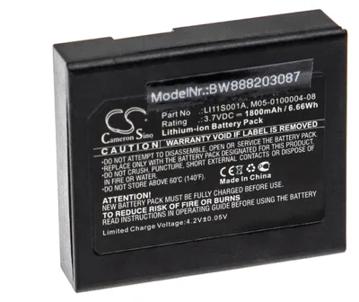 Produktbild von vhbw Akku kompatibel mit Mindray Pulsoximeter PM60 Medizintechnik (1800 mAh, 3,7 V, Li-Ion)