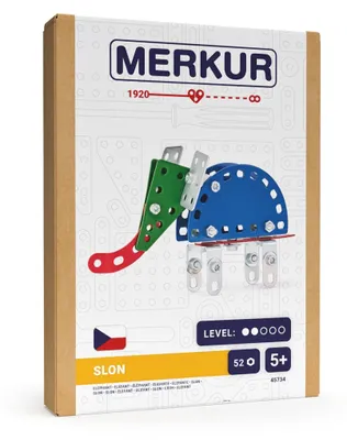 Productafbeelding van Merkur - Mini ZOO - Slon, 52 stuks