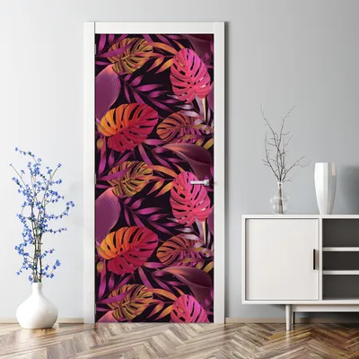 Produktbild von Dekorative Türposter selbstklebend Klebefolie Wandaufkleber Türaufkleber Vintage Rose gold 70 x 200 cm