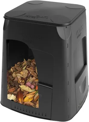 Obrázok produktu pre Kompostér – kôš na odpad – recyklácia organického odpadu – ventilačný systém – 200 litrov – čierna farba