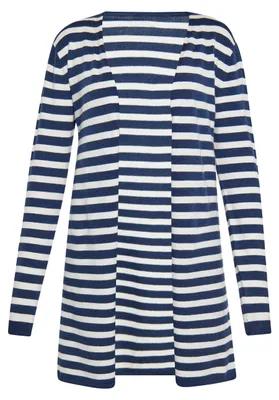 Immagine prodotto di Cardigan da donna Mutha - blu navy e bianco, taglia L