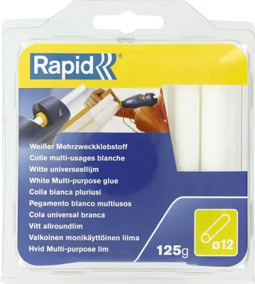 Image de Rapid Tools 40107355 Cartouche de colle Rapid universelle blanche, diamètre : 12 mm