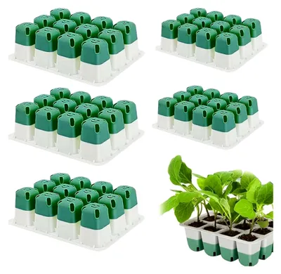 Produktbild von Pflanzenstifte, Sämlingstabletts | 5X Kindergartenkeimstäbe für den Anbau von Sämlingen - Silikonpropagatorzubehör für Garten, Innenräume, Gewächshaus