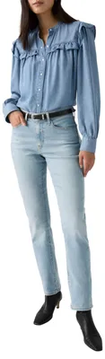 Productafbeelding van Levi's damesbroek, model Classic Straight, kleur Up and Away, maat 31W / 28L