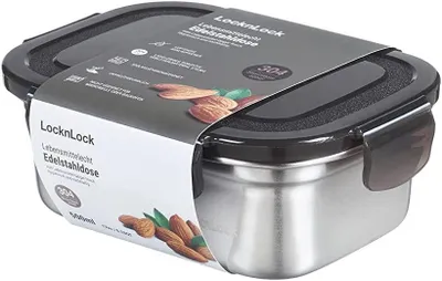 Produktbild von LocknLock Stainless Steel Container 500ml 155 x 120 x 58 mm STS811