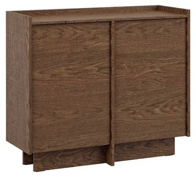 Produktbild von Buffet Japandi mit 2 Türen, Dunkles Holzoptik, 101.7cm