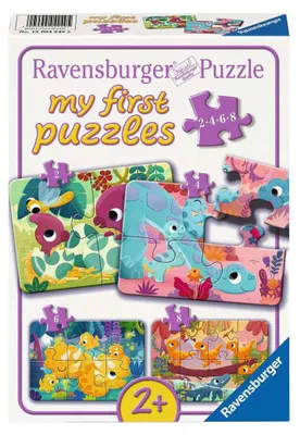 Image de Ravensburger Mon premier puzzle Les amis des dinosaures - 2/4/6/8 pièces