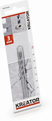 Immagine prodotto di KREATOR KRT010401 - Trapano per calcestruzzo 3x70 mm