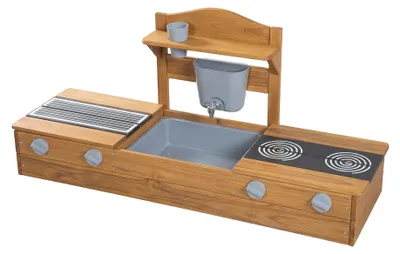 Produktbild von roba 457014TE, Küche, Holz, Grau, Holz, Kunststoff