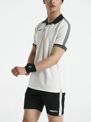 Produktbild von Craft Pro Control Poloshirt Herren - Weiß / Schwarz