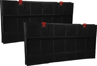 Produktbild von vhbw 2x Aktivkohlefilter kompatibel mit Bauknecht DNHI3460WS, DNHI3655, DNHI3655BR, DNHI3655WS, DNHI3460SW Dunstabzugshaube - 43 x 21,7 x 3,3 cm