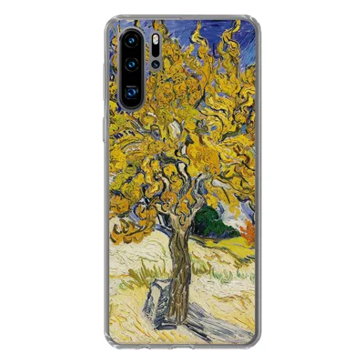 Produktbild von MuchoWow® Handyhülle Schutzhülle Hülle für Huawei P30 Pro Maulbeerbaum - Vincent van Gogh Silikon Softcase Handy Hülle - Schutzdeckel