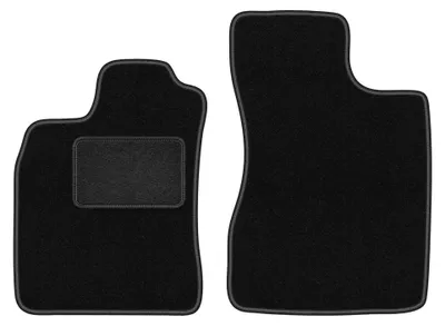 Obrázok produktu pre Predné velúrové koberce pre: Renault Twingo I 1993-2006 (hatchback) – 2 ks, čierne, na mieru – Wielganizator LUX