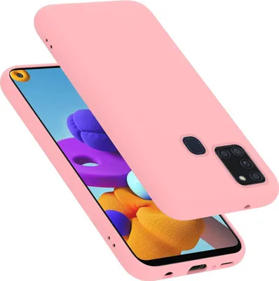 Obrázek produktu pro Cadorabo Protective Case for Samsung Galaxy A21s Case in Pink Obal na mobilní telefon TPU Etui