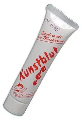 Produktbild von Kunstblut, 10 ml, leuchtend rot, realistischer Effekt