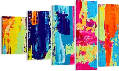 Produktbild von Bild auf Leinwand - Leinwandbild - Abstraktion Design Grafik - 100x60cm - Wand Bild - Wanddeko - Leinwanddruck - Bilder - Kunstdruck - Wanddekoration - Leinwand bilder - Wandkunst - EG100x60-3131