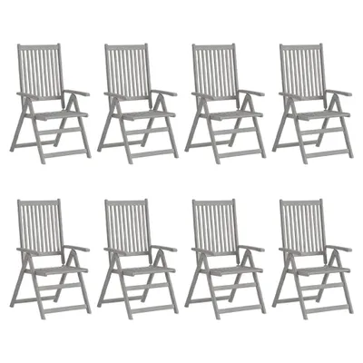 Produktbild von VidaXL 3075146, Terrasse, Gepolsterter Sitz, Akazienholz, Grün, Polyester, 570 mm